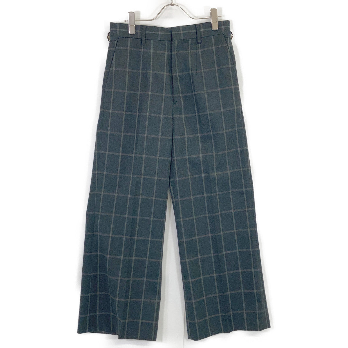 TV31-FF309 23ss Side Belt Wide Slacks Green Bottoms 44 Men's