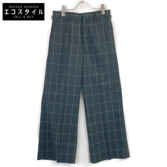 TV31-FF309 23ss Side Belt Wide Slacks Green Bottoms 44 Men's