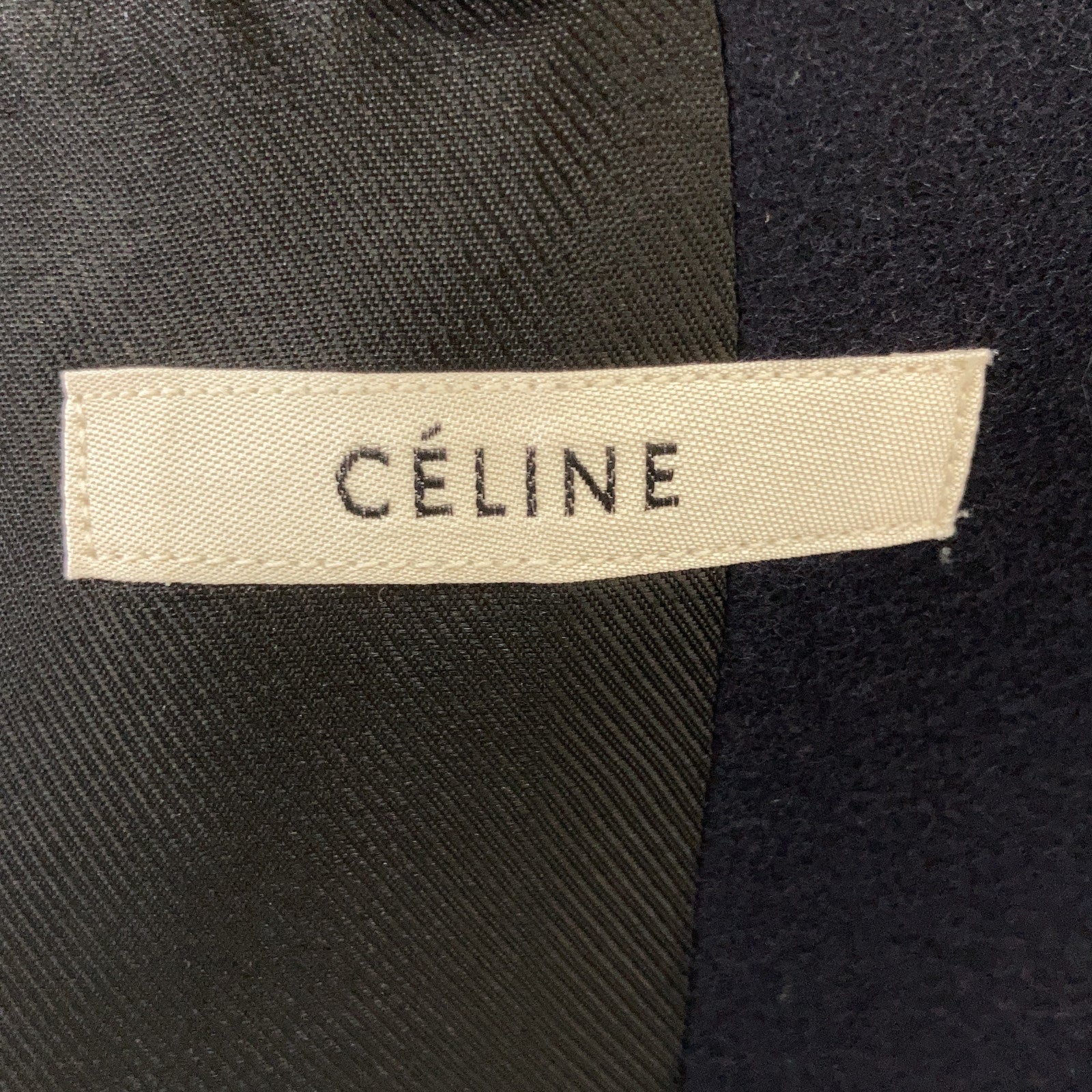 CELINE セリーヌ 28H28-7165 フィービー期 クロンビーコート ネイビー コート