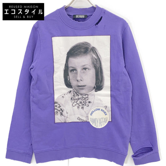 21SS PURPLE 211W1668 PHOTO DISTRESSED SWEATSHIRT M MEN'S