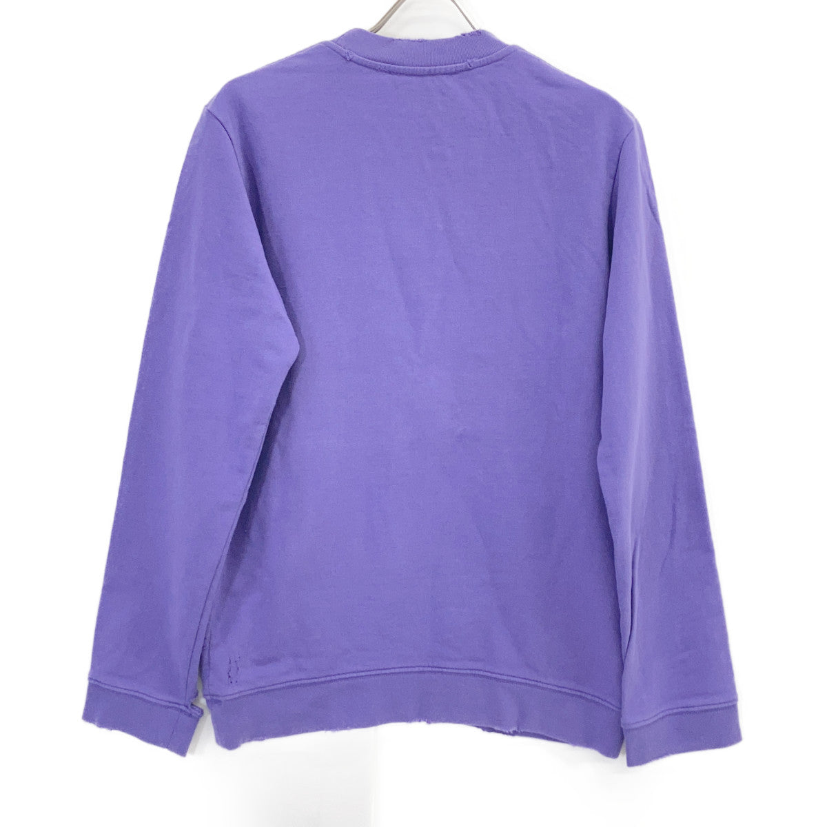 RAF SIMONS ラフシモンズ 21SS パープル 211W1668 フォト ダメージ加工 スウェット トップス