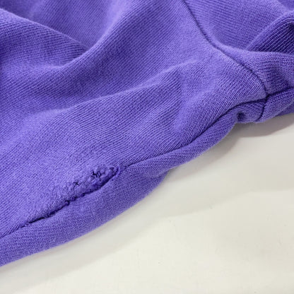 21SS 紫色 211W1668 照片做旧破洞卫衣上衣 M 男款
