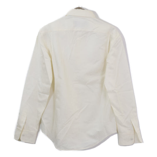 【Excellent Condition / Domestic Authentic】RM201F TCN HIFS6W Silk x Cotton Jacquard Monogram Long Sleeve Shirt Top 37 Men's