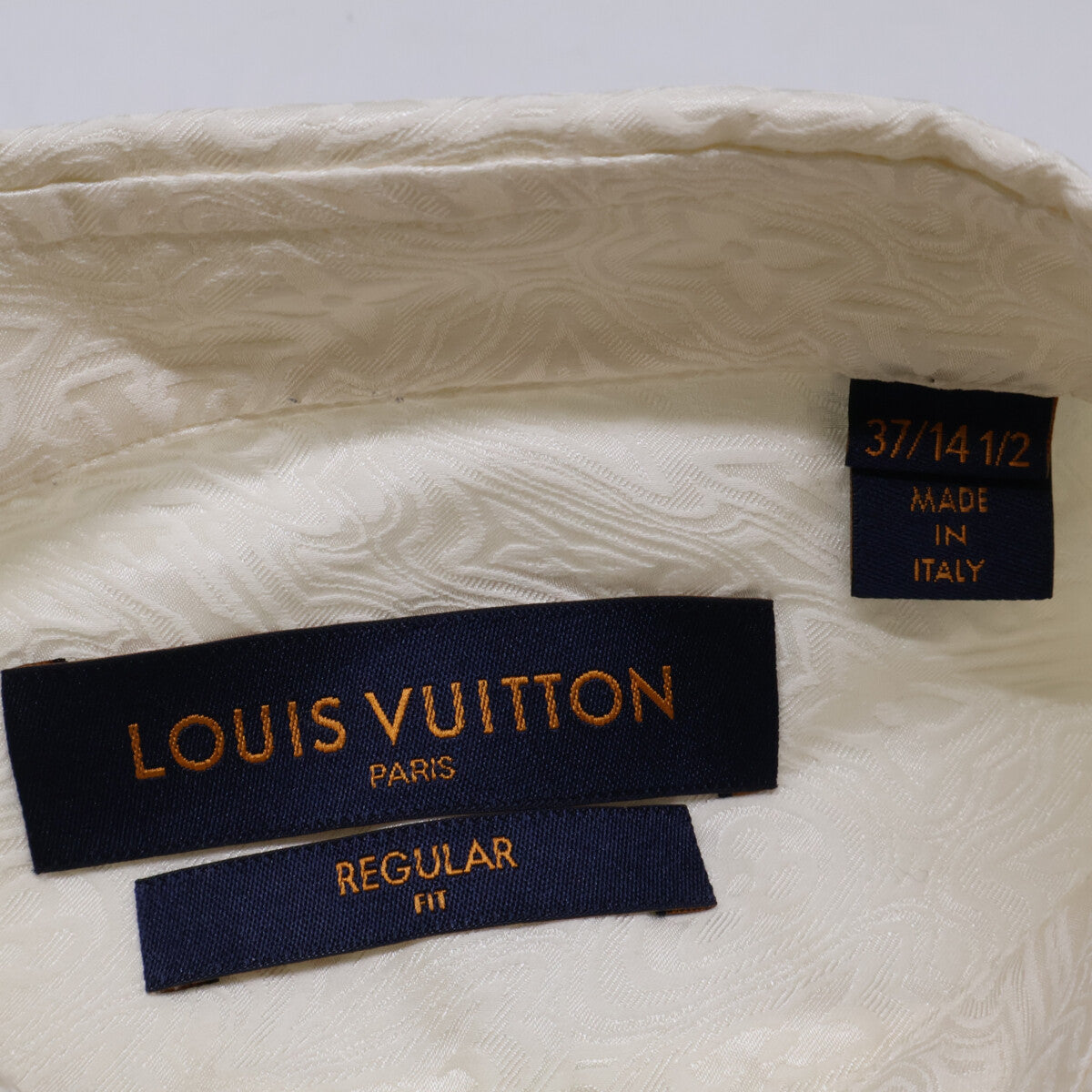 LOUIS VUITTON ルイヴィトン 【美品/国内正規】RM201F TCN HIFS6W シルクｘコットン ジャガードモノグラム 長袖シャツ トップス