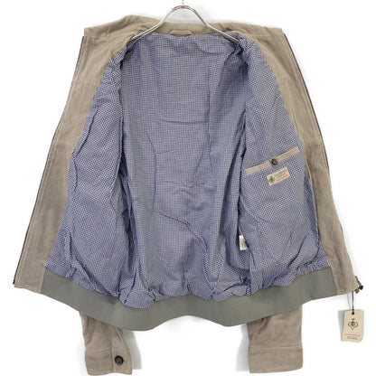 440 CAMOSCIO BEIGE SUEDE ZIP-UP JACKET Jacket 54 Men's