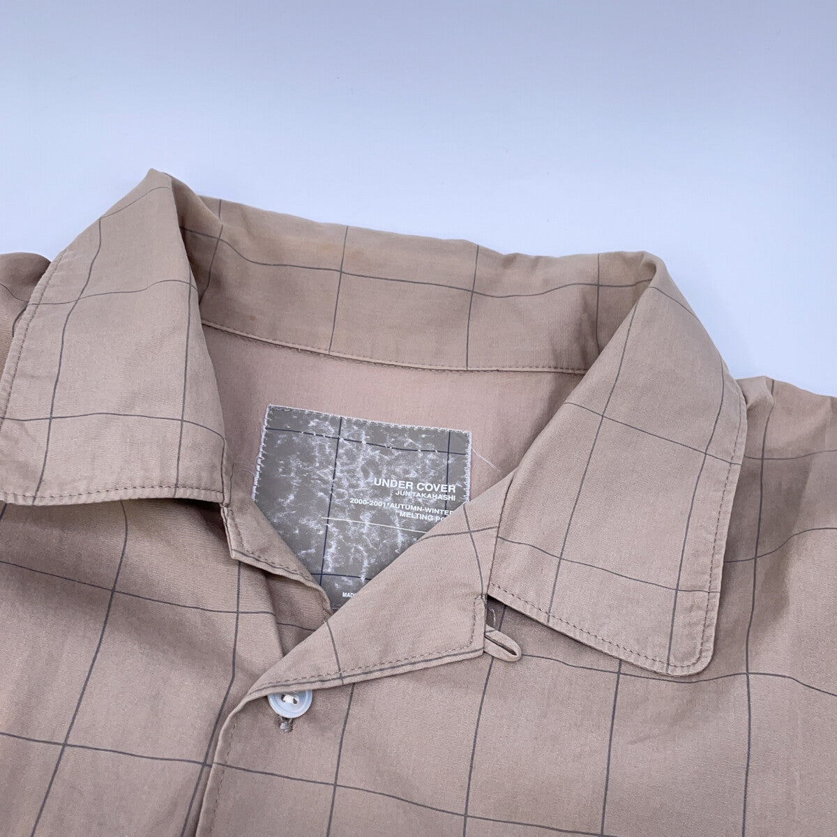 UNDER COVER アンダーカバー 01AW MELTINGPOT 長袖開襟シャツ トップス