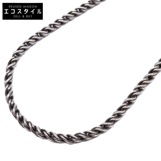 925 Woven Link Chain Toggle Necklace Men's