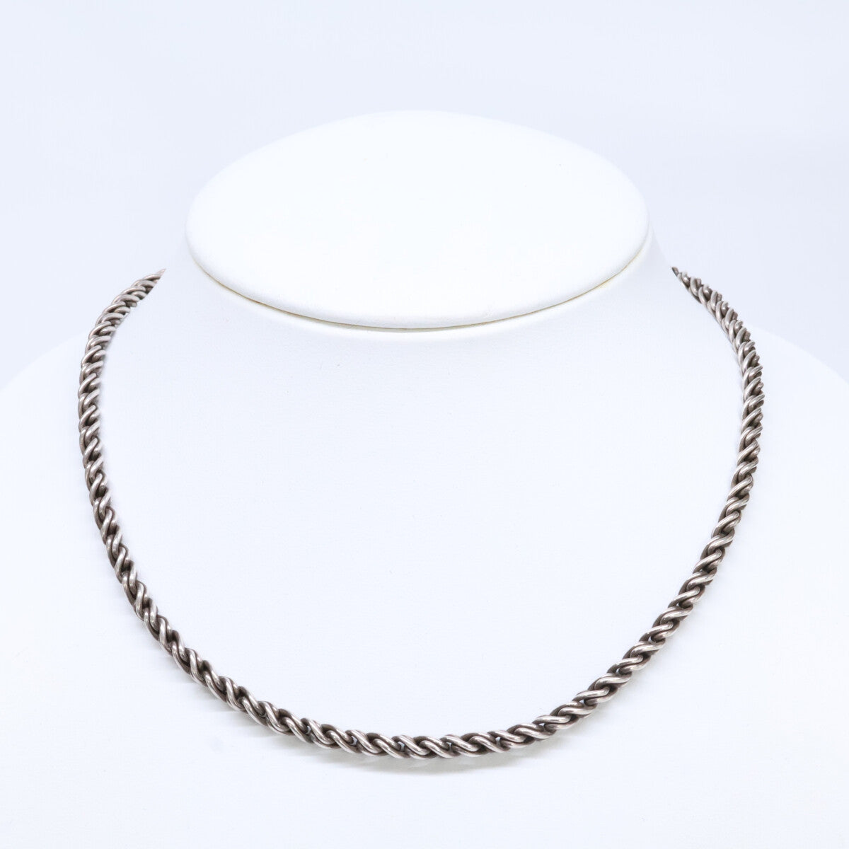 STEPHEN DWECK スティーブンデュエック 925 ウーブンリンクチェーン トグル ネックレス