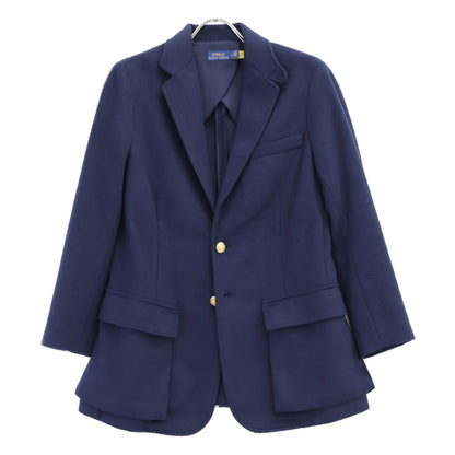 Navy wool gold button blazer jacket 6 men's