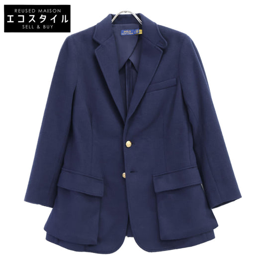 Navy wool gold button blazer jacket 6 men's
