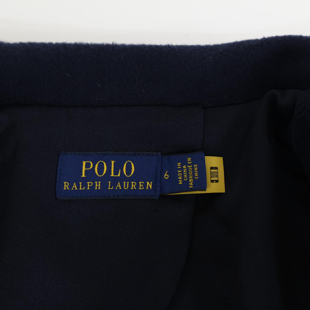 Navy wool gold button blazer jacket 6 men's