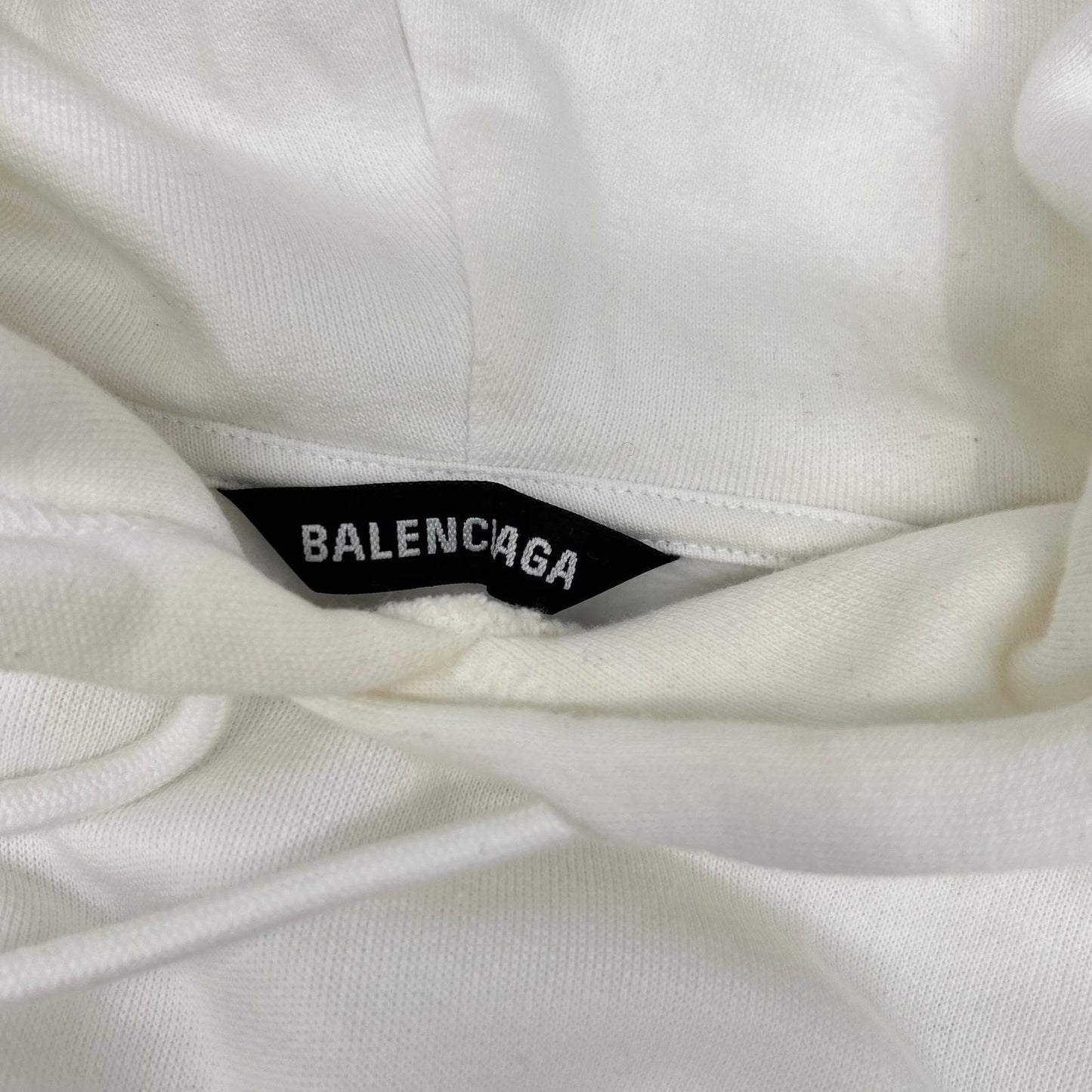 BALENCIAGA 巴黎世家 570811 白色标志连帽衫 上衣