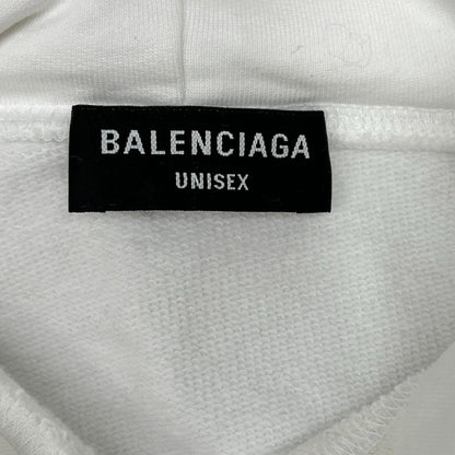 BALENCIAGA 674986 Paris Embroidered Pullover Hoodie Tops