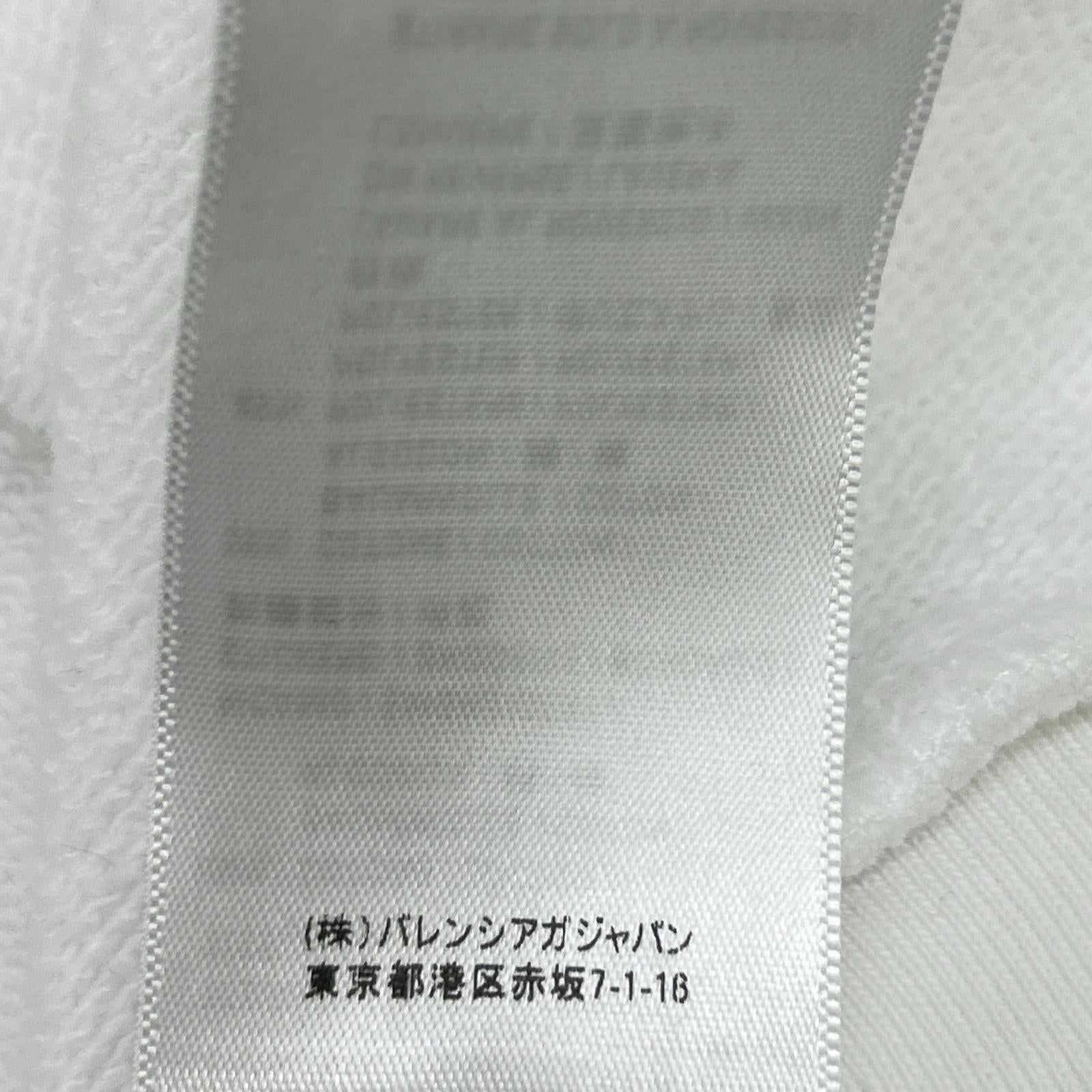 BALENCIAGA 674986 Paris Embroidered Pullover Hoodie Tops