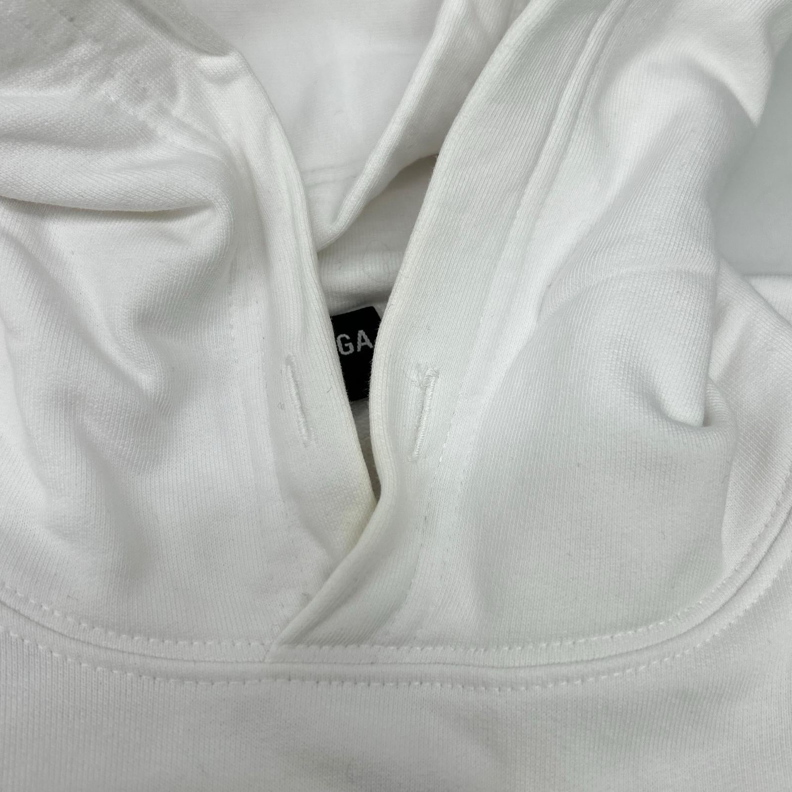 BALENCIAGA 674986 Paris Embroidered Pullover Hoodie Tops