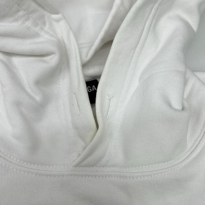 BALENCIAGA 674986 Paris Embroidered Pullover Hoodie Tops