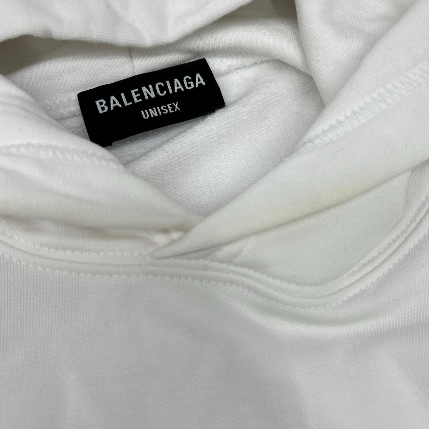 BALENCIAGA 674986 Paris Embroidered Pullover Hoodie Tops