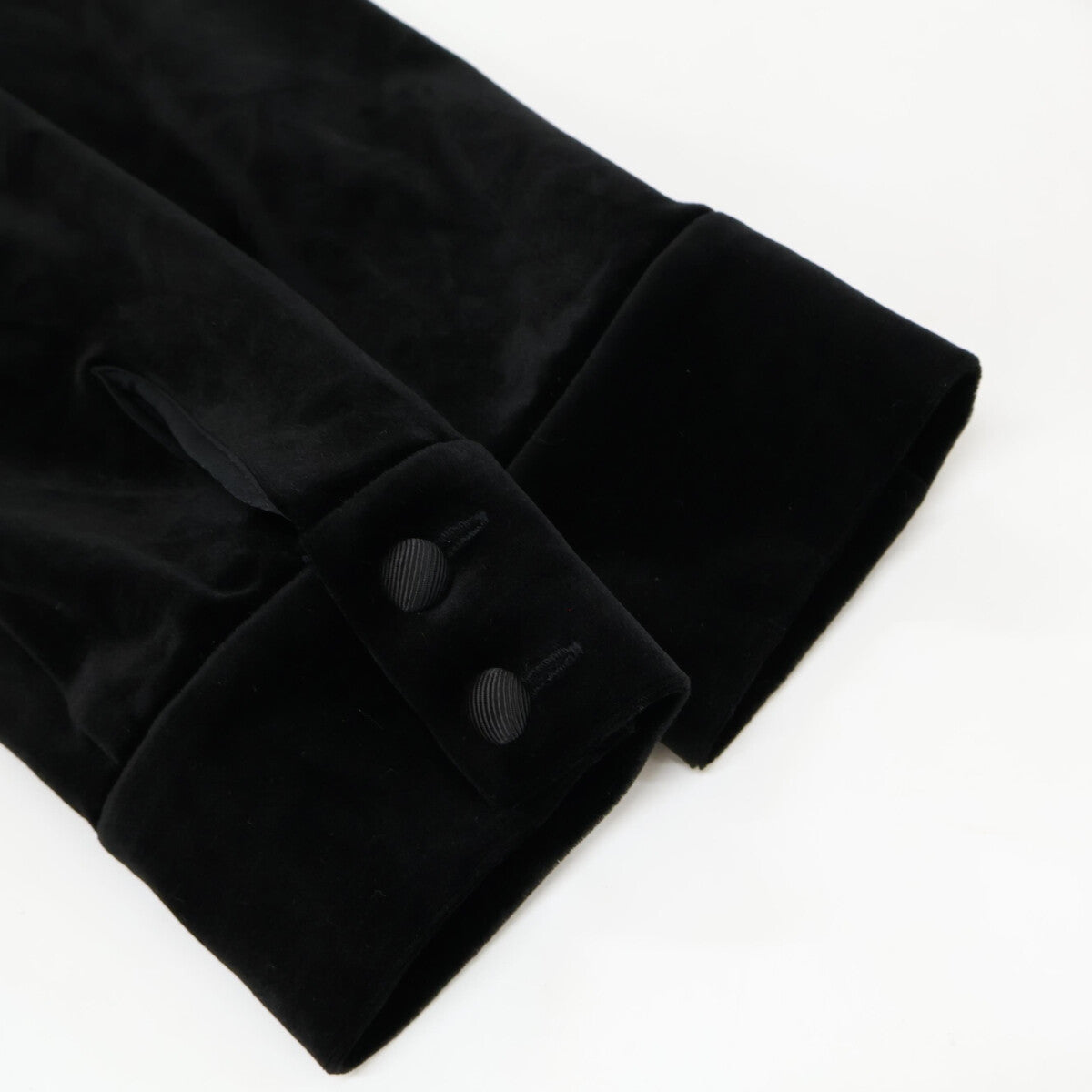 35321VSOFG101T Velour Dress Black Dress 40 Ladies