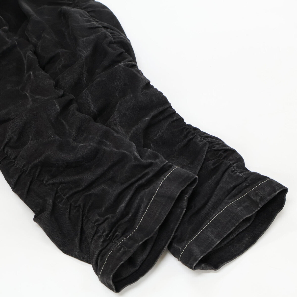 P27780 V17745 Black Irregular Slim Pants Bottoms 34 Women's