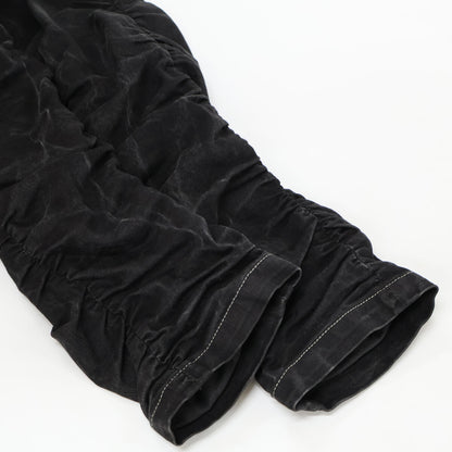 P27780 V17745 Black Irregular Slim Pants Bottoms 34 Women's