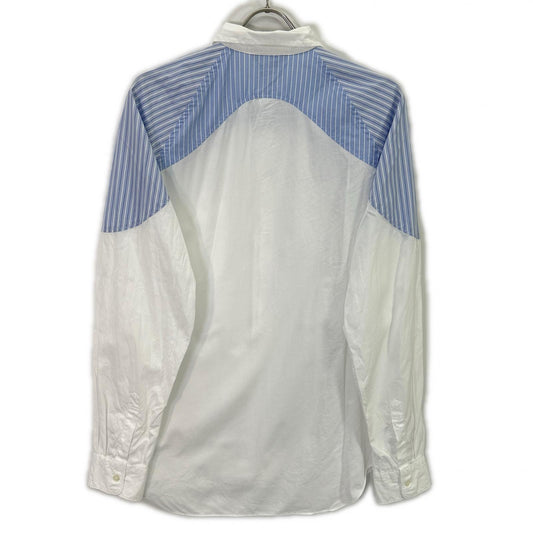 PC-B204 AD2008 White Striped Shirt Top M Men's