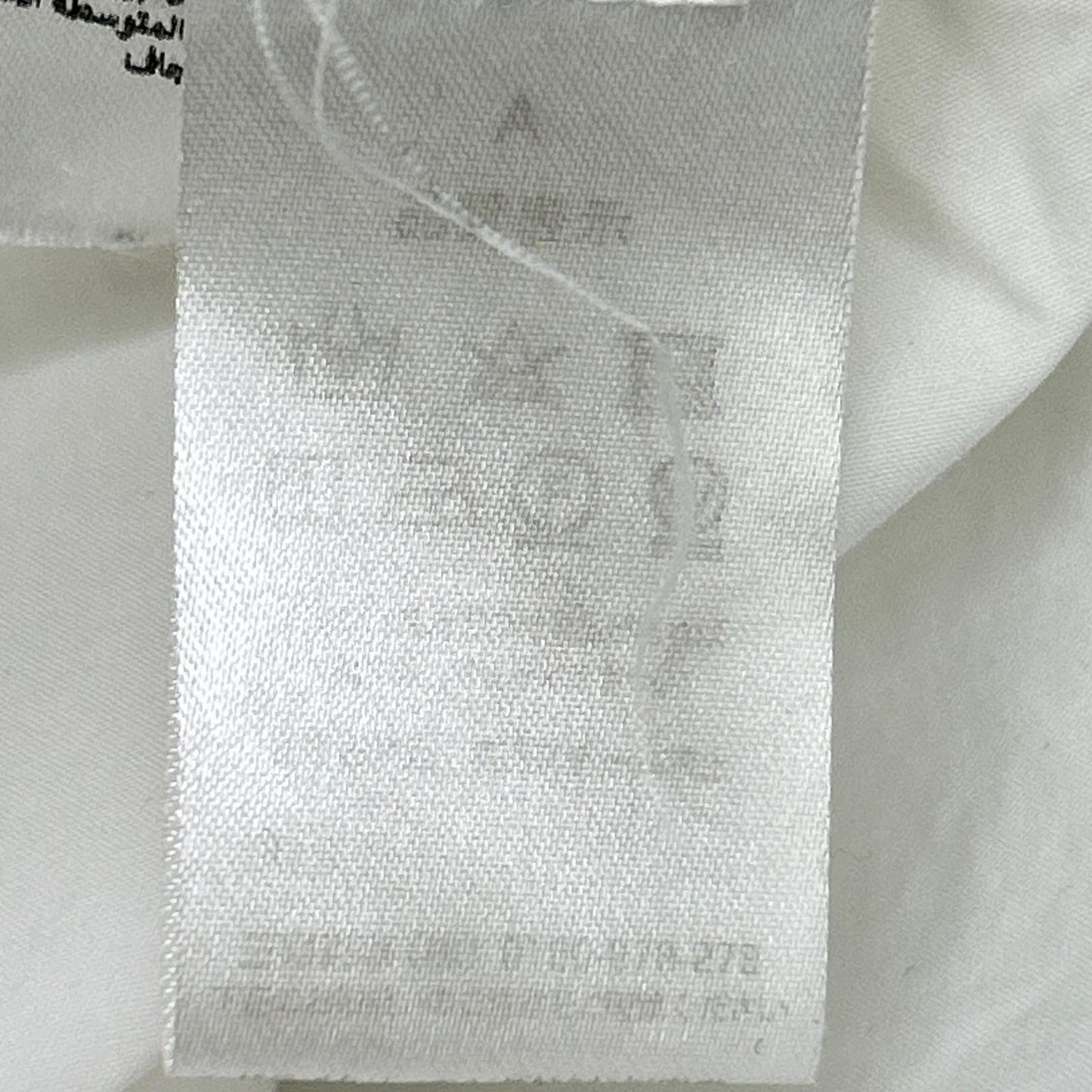 TP0241PG10901 白色 落肩垂坠衬衫 上衣 34 男式