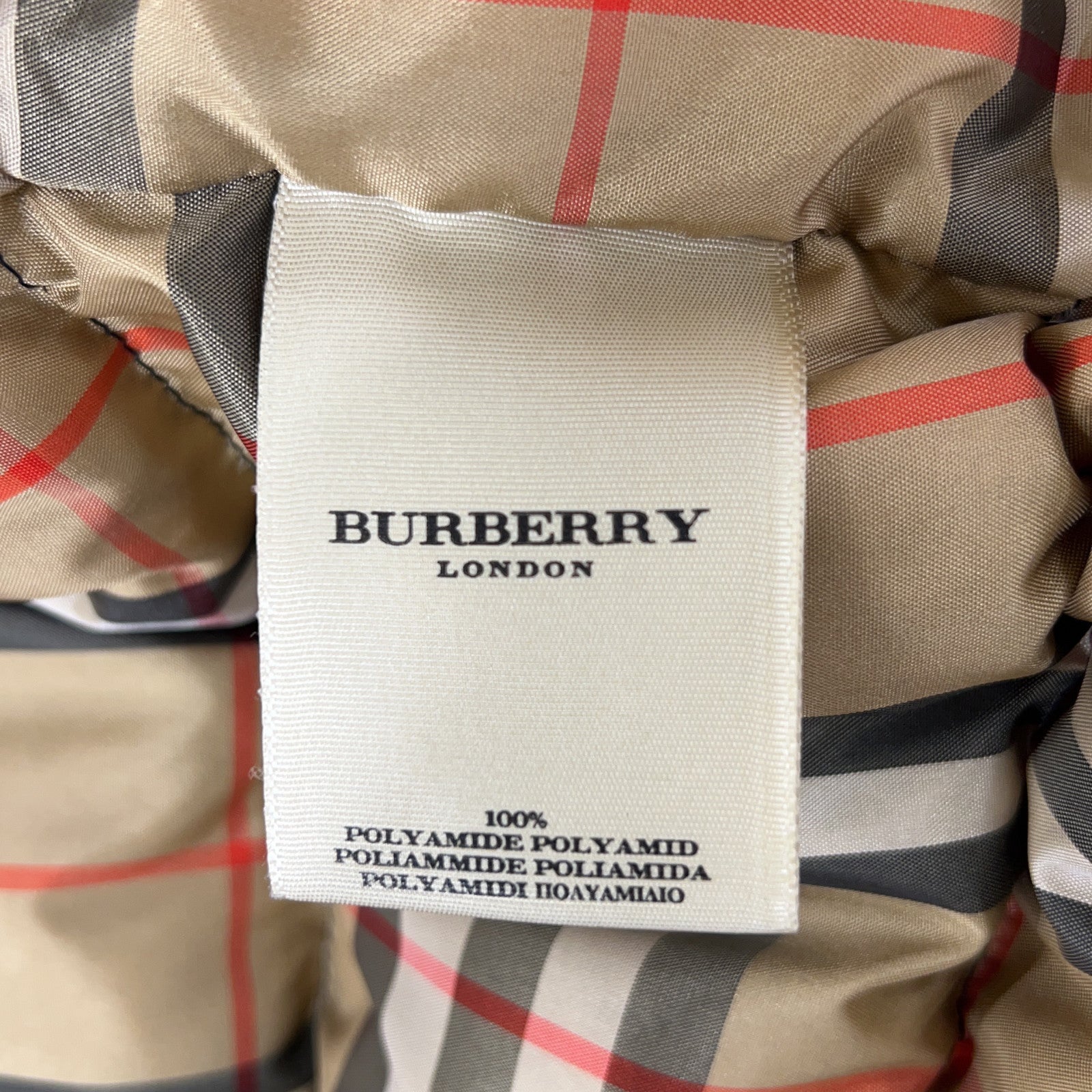 Burberry LONDON バーバリーロンドン 裏地ノヴァチェック ダウンジャケット ジャケット