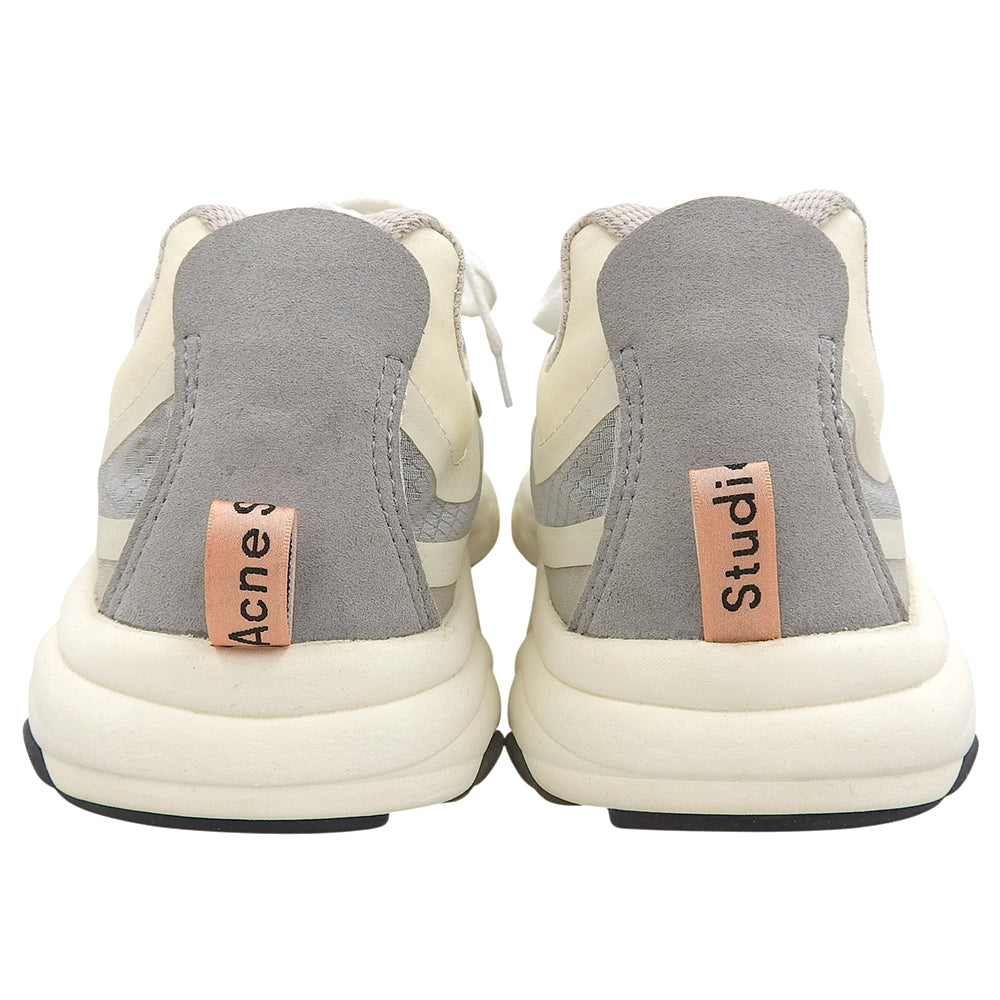 Mesh Lace-up Low-cut Sneakers Shoes Men's Gray Off-white 40 Shoes 40 Men's