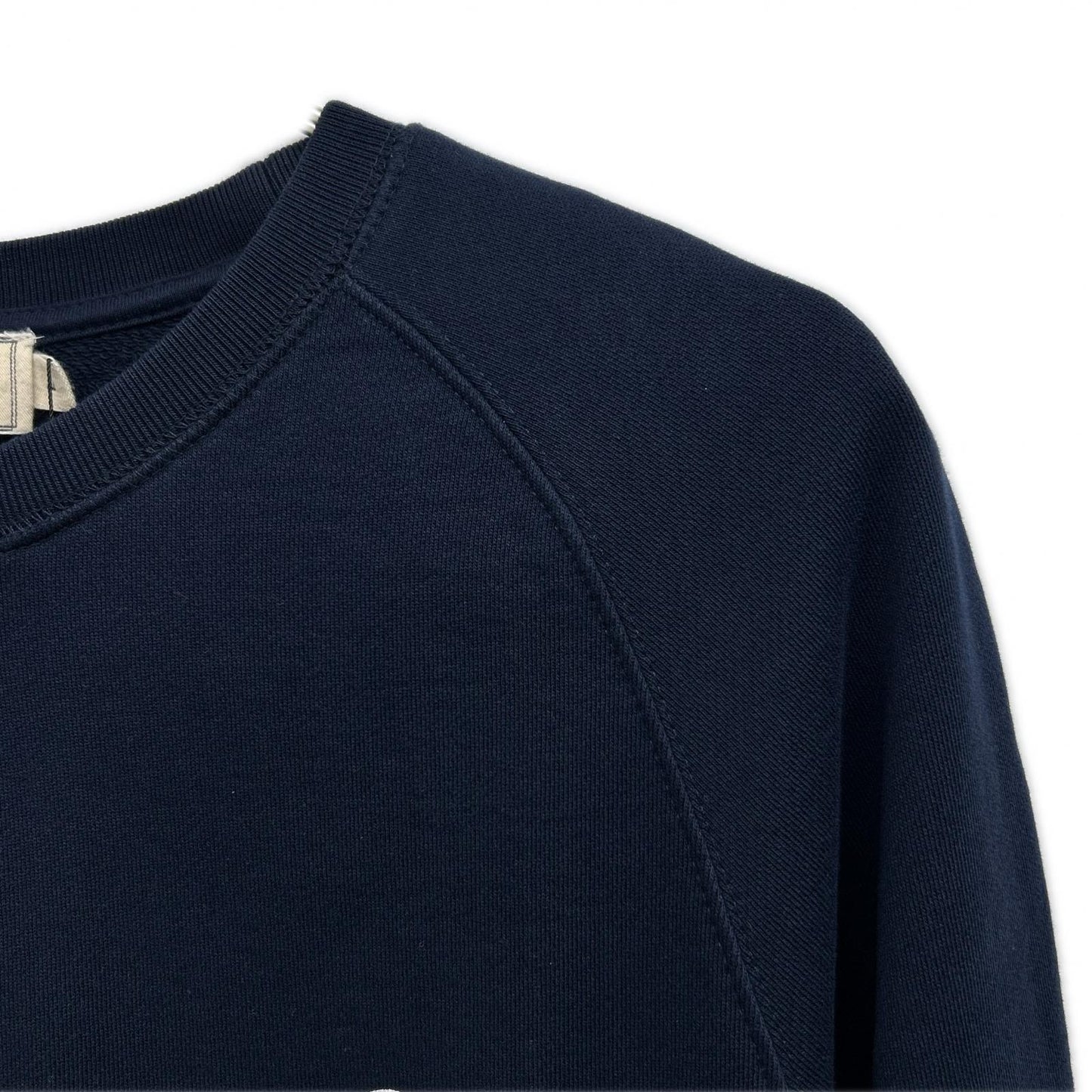 NAVY FRONT PRINT SWEAT TOP L Men's