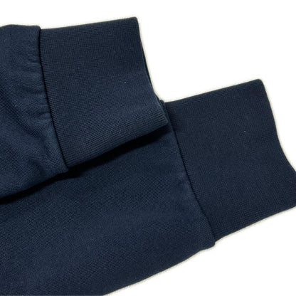 NAVY FRONT PRINT SWEAT TOP L Men's