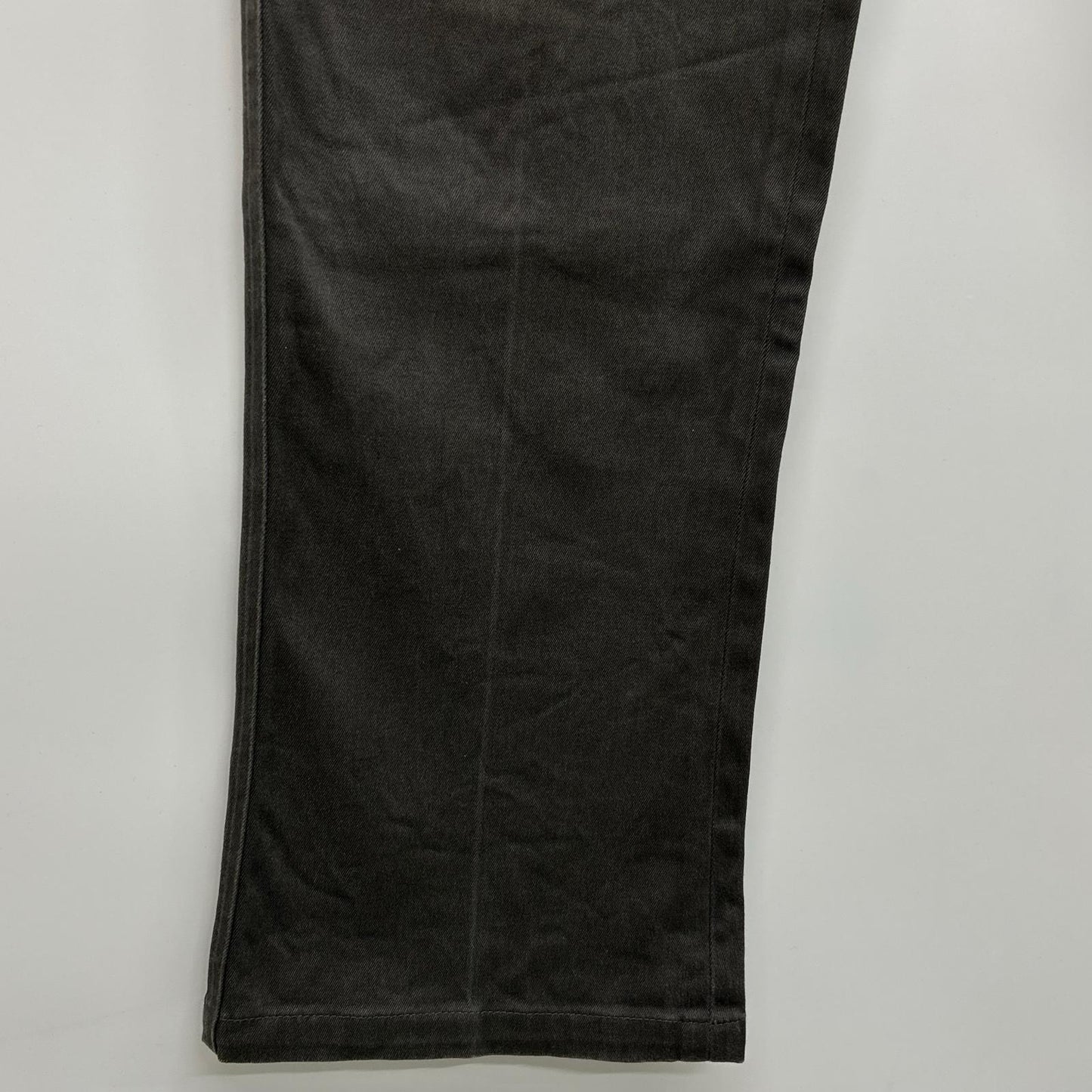 灰色 纯棉 斜纹棉布 直筒裤 裤子 48 男士