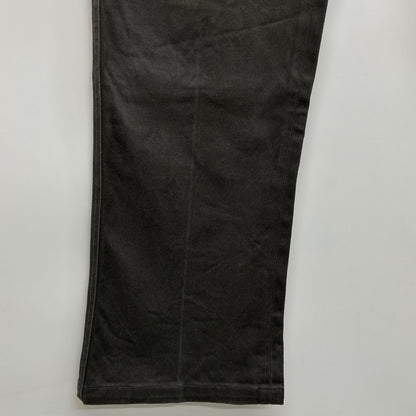 灰色 纯棉 斜纹棉布 直筒裤 裤子 48 男士