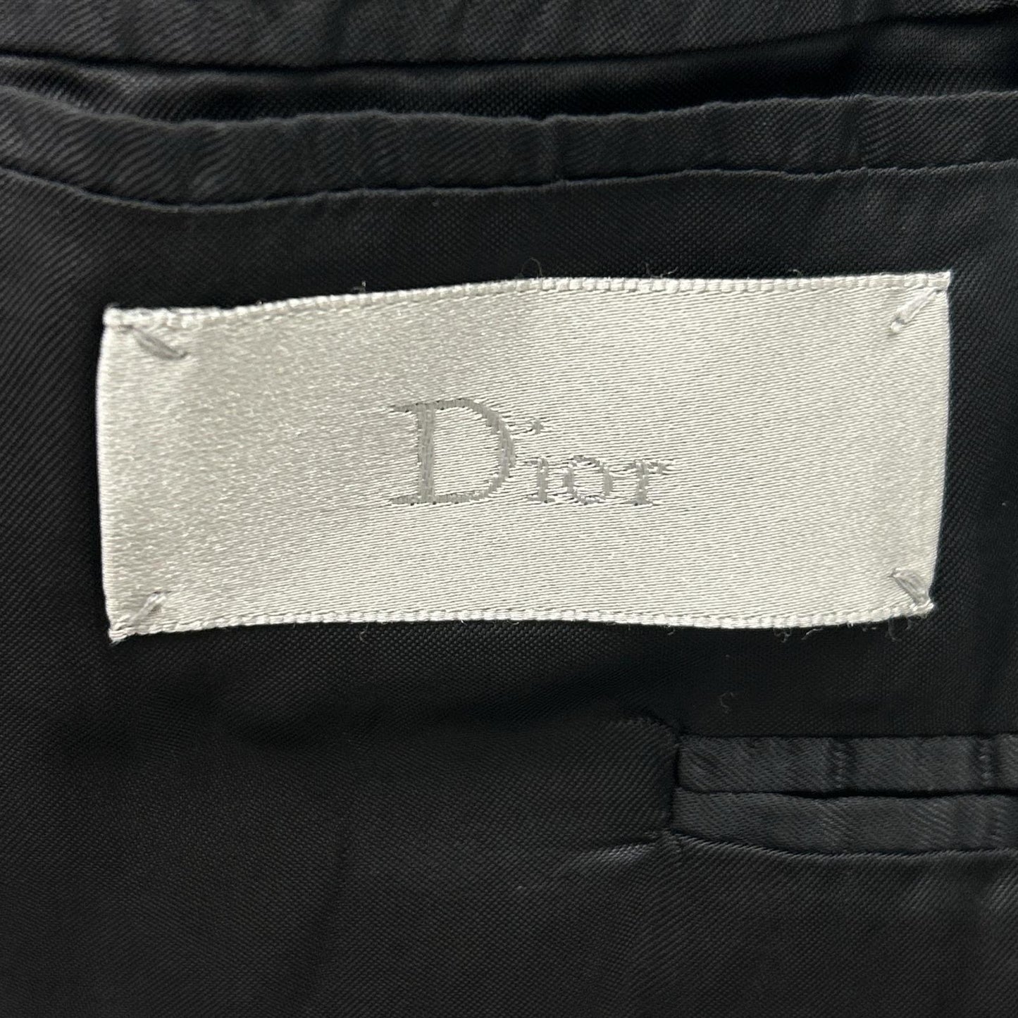Dior HOMME ディオールオム クラシックナローラペルテーラードジャケット ブラック 233C762A1800 ジャケット