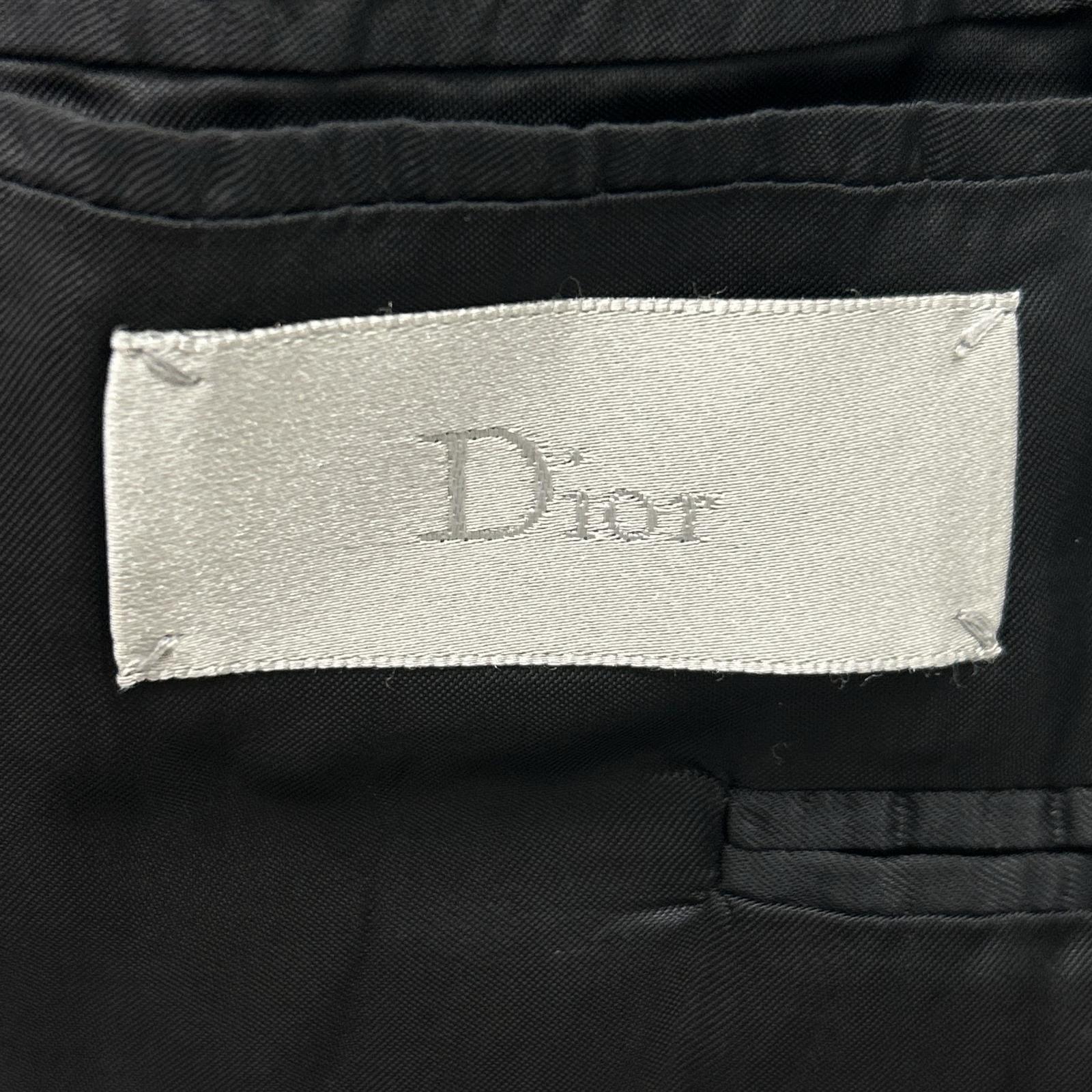 Dior HOMME ディオールオム クラシックナローラペルテーラードジャケット ブラック 233C762A1800 ジャケット