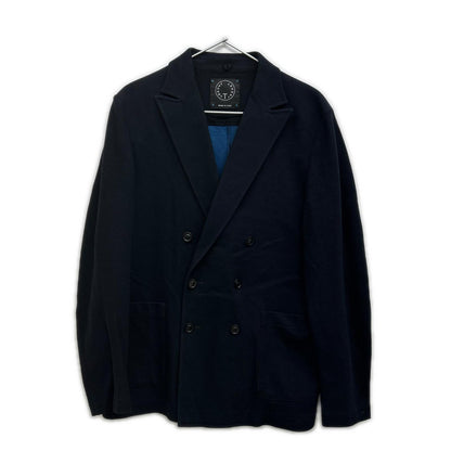 Navy Cotton Tailored Jacket Stretch Jacket M Men's