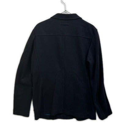 Navy Cotton Tailored Jacket Stretch Jacket M Men's