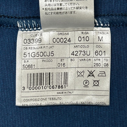 Navy Cotton Tailored Jacket Stretch Jacket M Men's