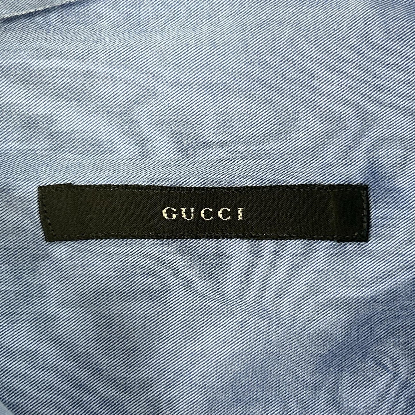 GUCCI グッチ トム・フォード期 ブルー ドレスシャツ トップス