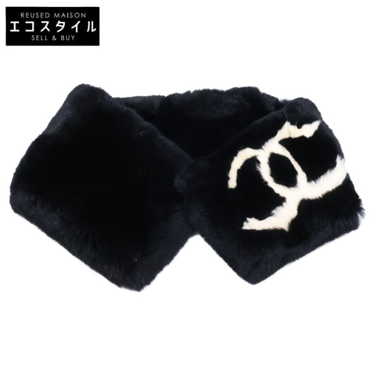 CHANEL シャネル ココマーク ラパン ラビットファー ティペット マフラー