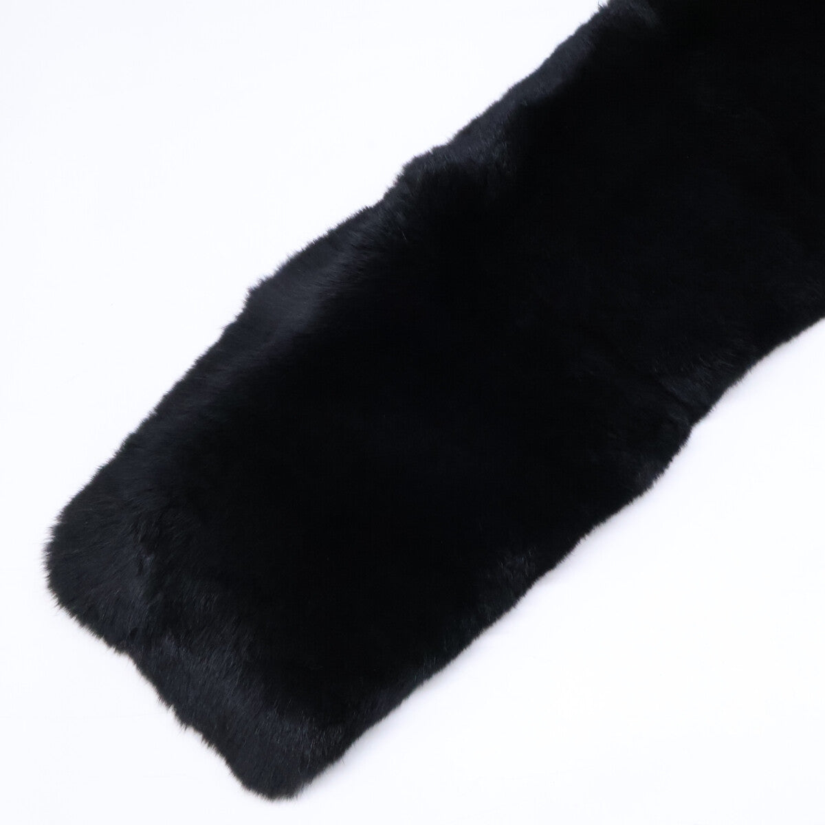 Coco Mark Rabbit Fur Tippet Scarf for Women