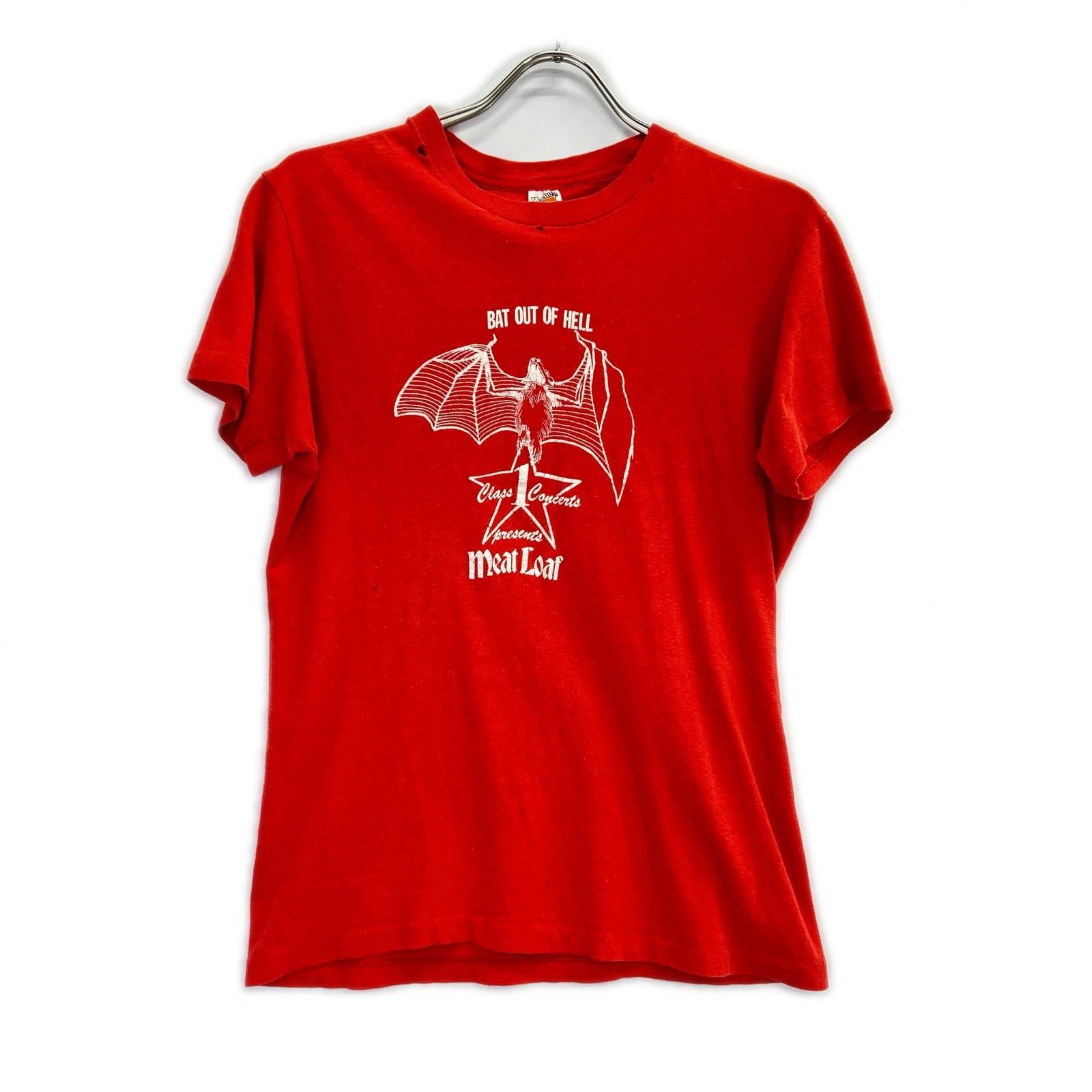 Hanes ヘインズ 80s meat loaf bat out of hell Tシャツ トップス