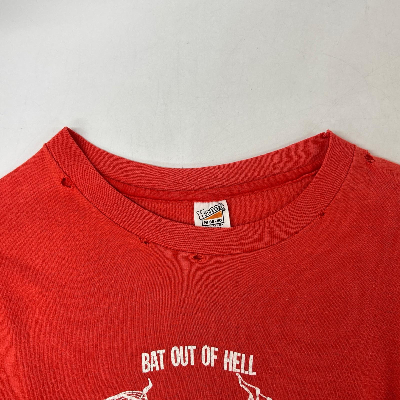 Hanes ヘインズ 80s meat loaf bat out of hell Tシャツ トップス
