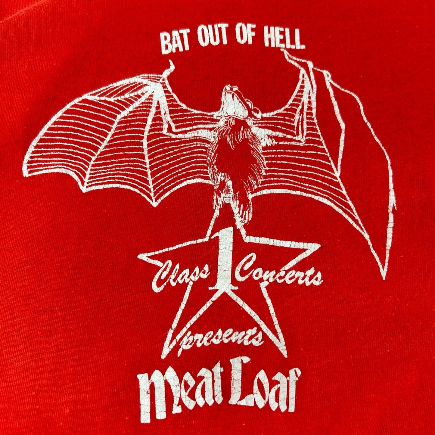 Hanes ヘインズ 80s meat loaf bat out of hell Tシャツ トップス