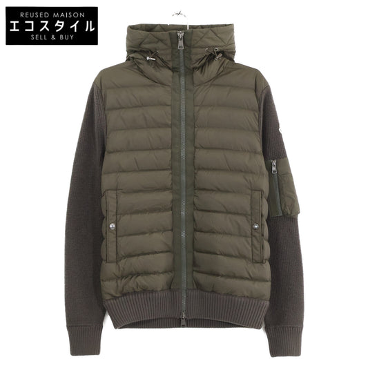 MONCLER モンクレール 【美品】H20919850800 CARDIGAN ダウン/ニット切替 フーディダウンジャケット ジャケット
