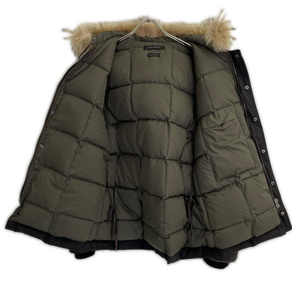 MARC JACOBS マーク ジェイコブス ブラック ファー付き オイルド ダウンジャケット ジャケット