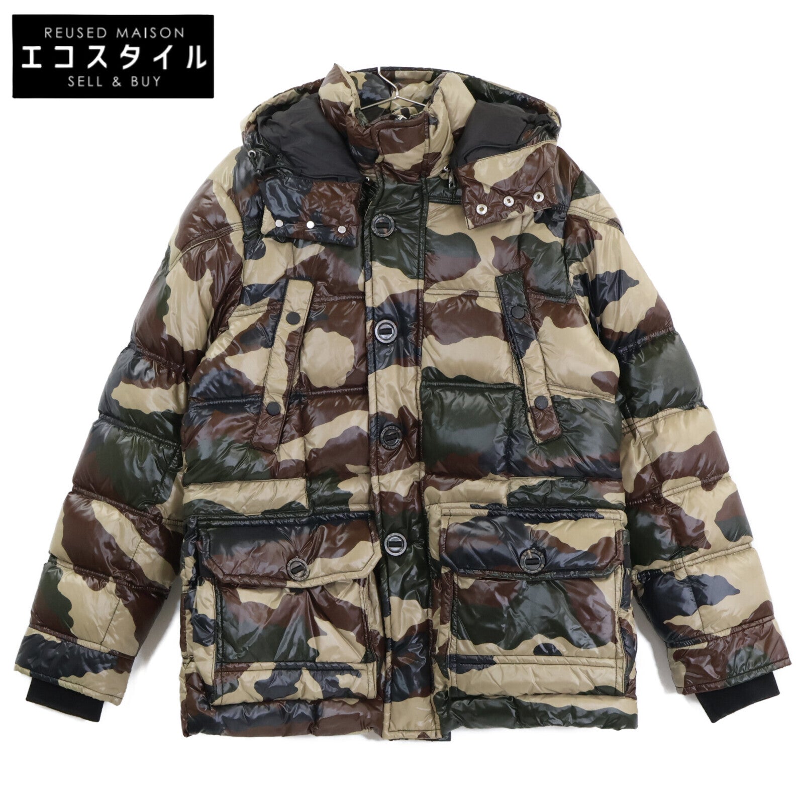 MONCLER モンクレール 44380 SAUTERNE ソーテルヌ カモフラ フード付ダウンジャケット ジャケット