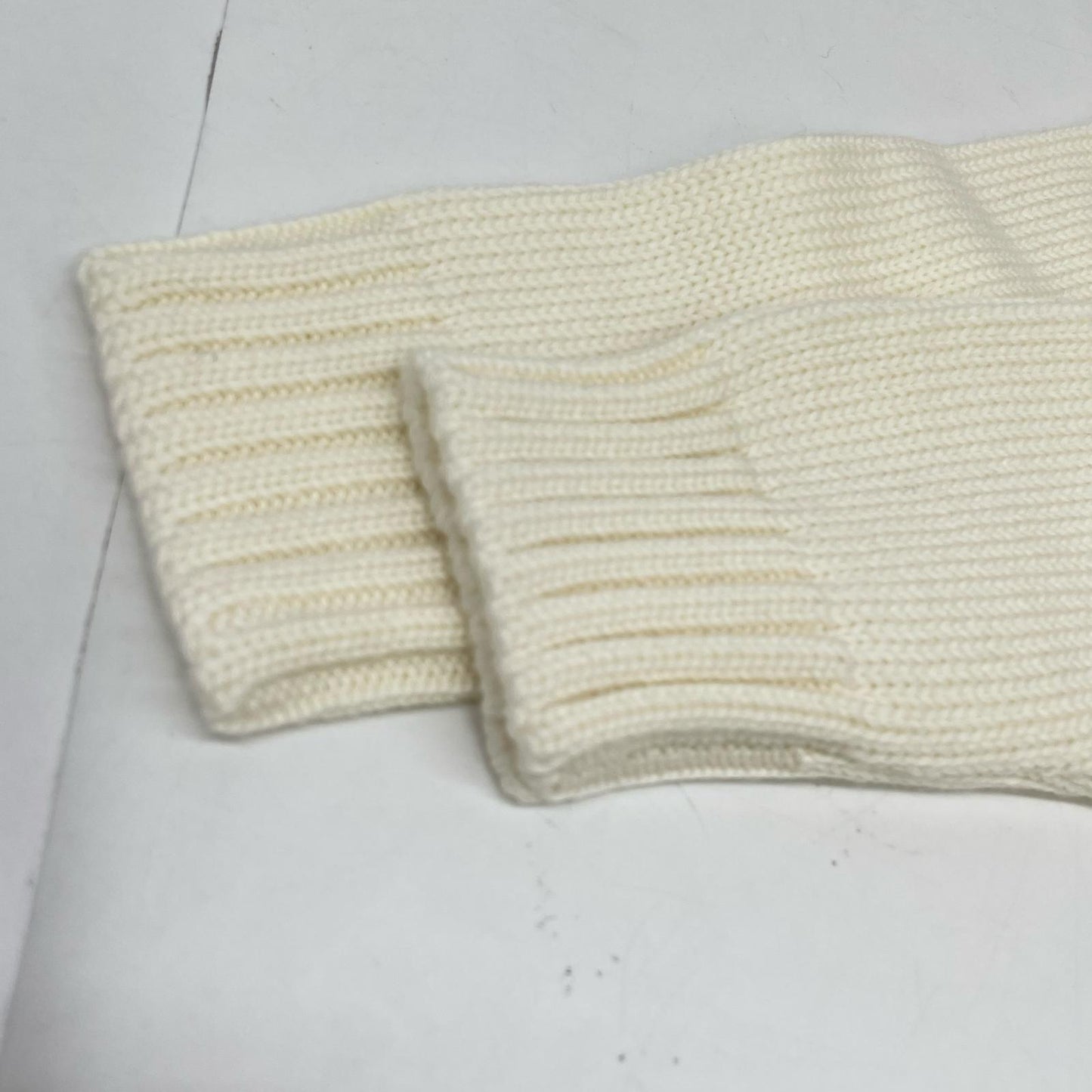 ZANONE 7ETJP4 White Wool Turtleneck Knit Top