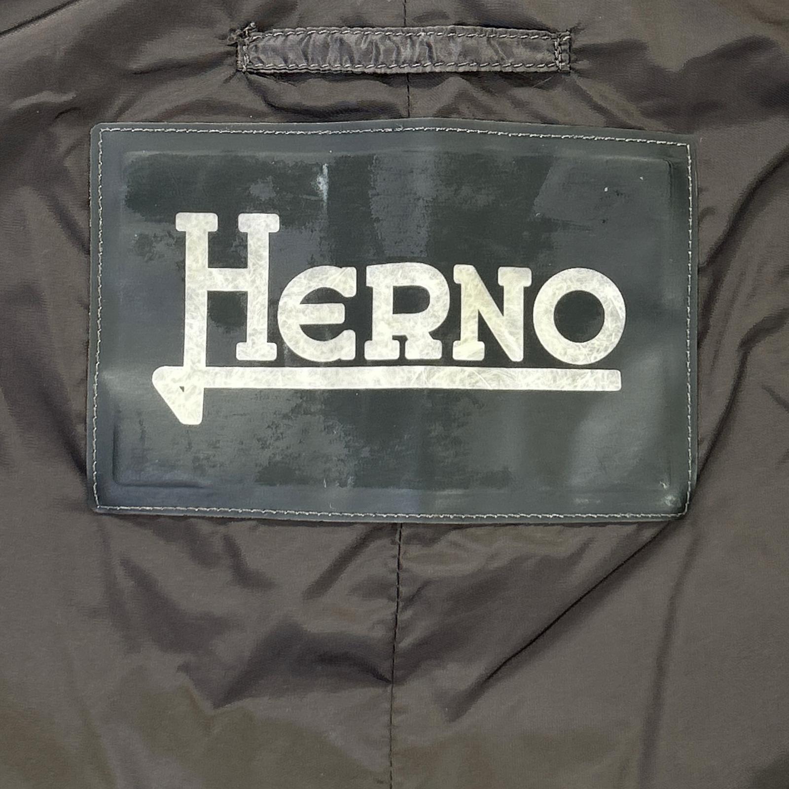 HERNO ヘルノ ブラウン ダブルブレスト ダウンベスト ベスト