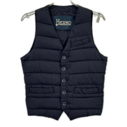 HERNO ヘルノ ブラック ライトダウン ベスト ベスト