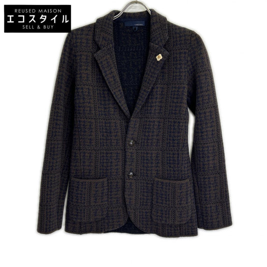 LARDINI ラルディーニ ブラウン ジャガード ニットジャケット ジャケット